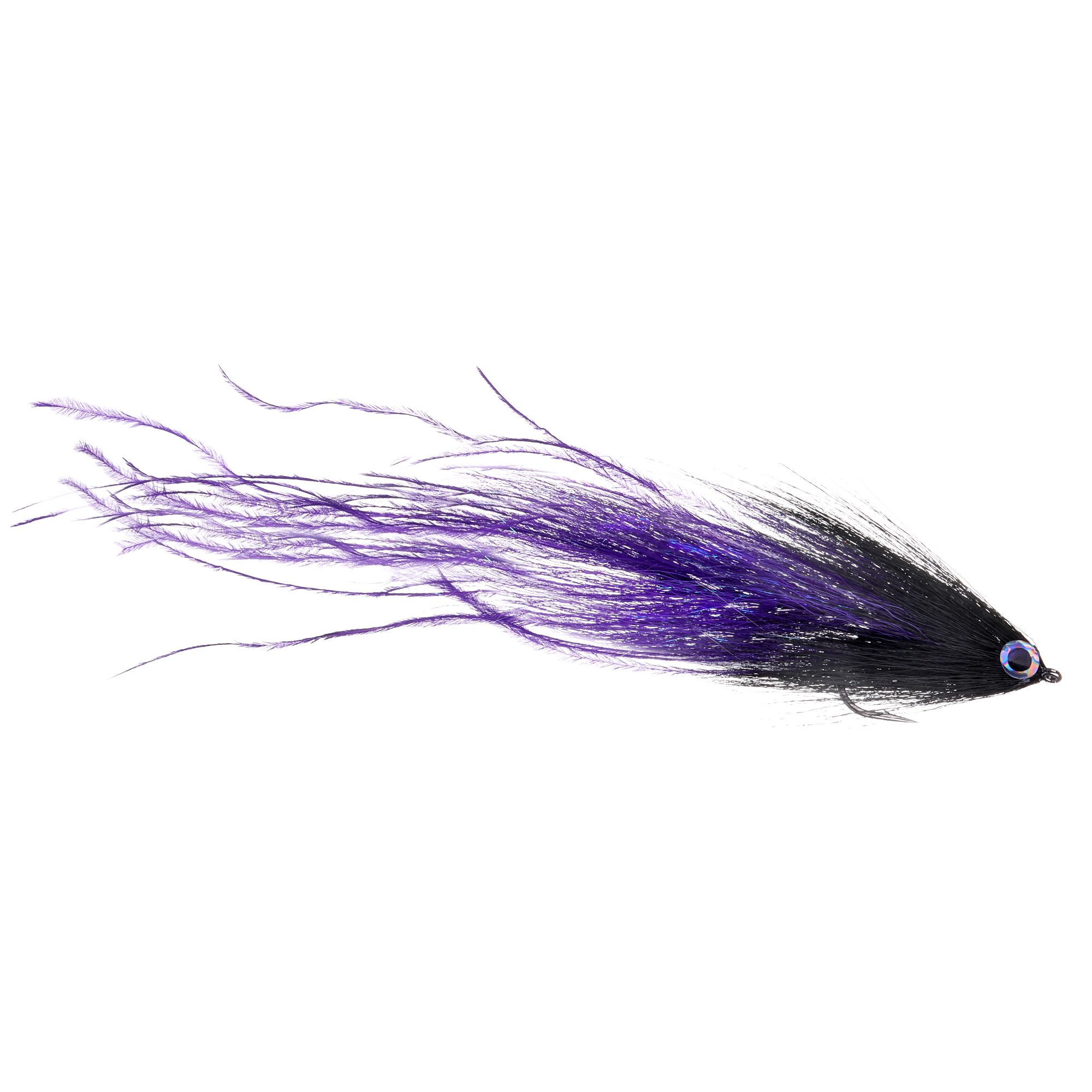 Superflies Beast Fly Pike Black/Purple #6/0 Superflies Beast Fly Pike Black/Purple #6/0
