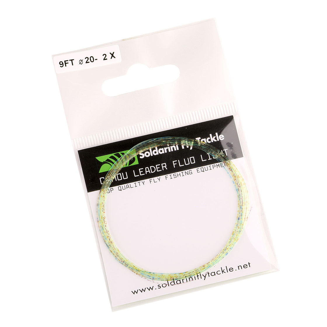 P-16211-2-soldarini-fly-tackle-fluo-light-camou-leader Soldarini Fly Tackle Fluo Light Camou Leader 9 ft