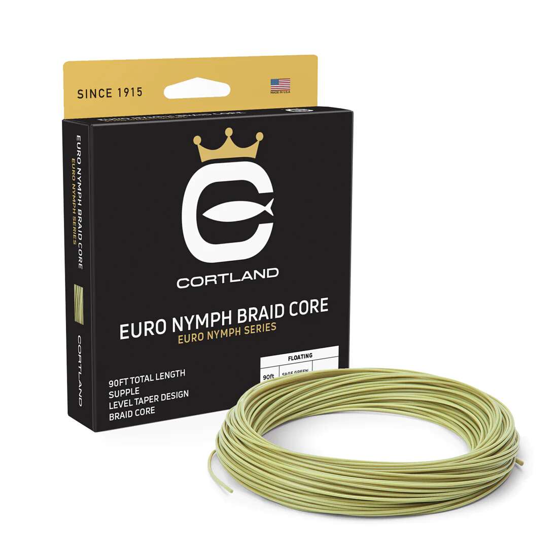 P-23579_Cortland_Euro_nymph_Braid_Core_DT_Fliegenschnur_Sage_Green_1 Cortland Euro Nymph Braid Core DT