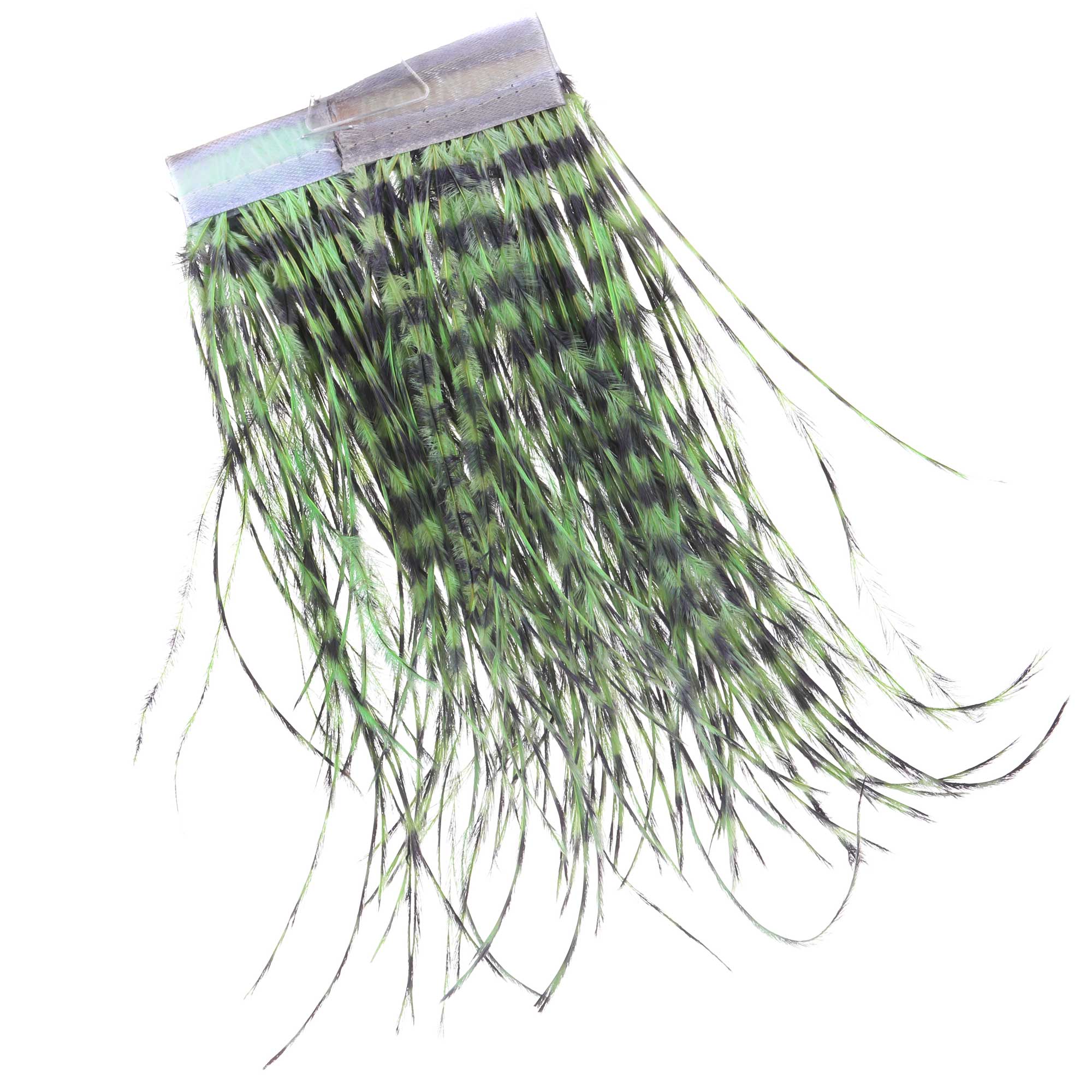 MFC Strung Barred Ostrich - Grizzly Ostrich Feathers