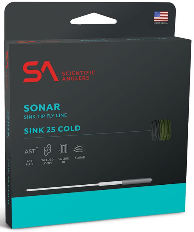 P-07892_Scientific_Anglers_Sonar_Sink_25_Cold_Fliegenschnur_ Scientific Anglers Sonar Sink 25 Cold Fliegenschnur moss/charcoal