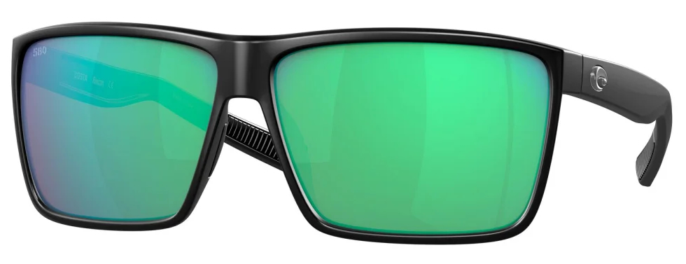 Costa Polarized Glasses Rincon #L Black (Green Mirror 580G)
