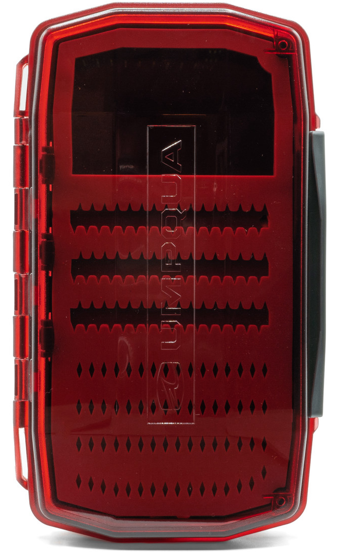 P-26663_Umpqua_Fliegendose_UPG_Silicone_WP_Weekender_Claret_3 Umpqua UPG Silicone Water Proof Weekender Large Claret Fly Box