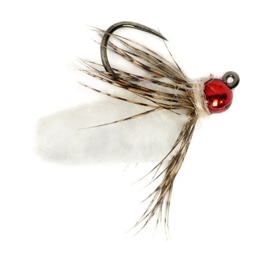 Fulling Mill Nymph - Mop Fly White Barbless