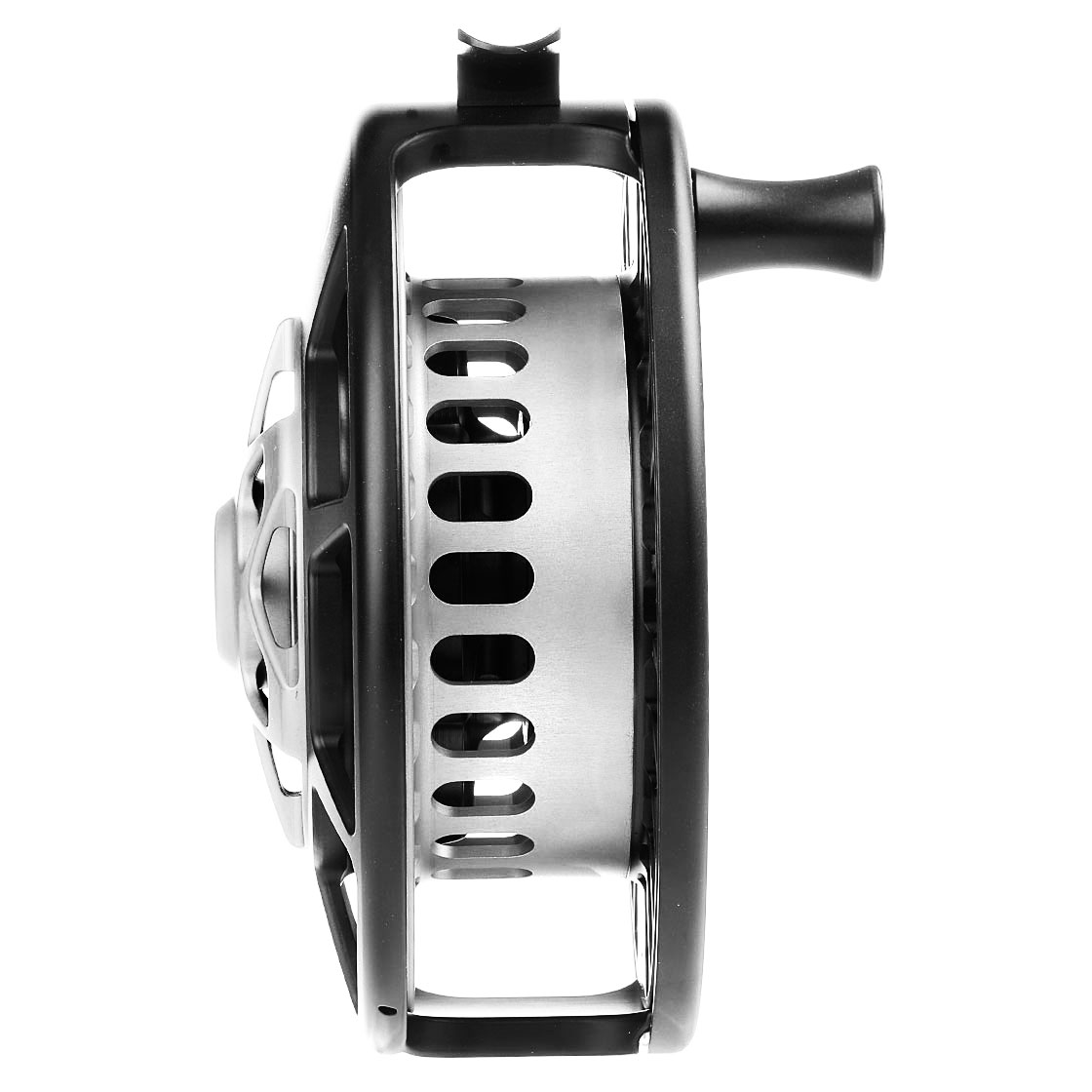 Mako Reel matte platinum on black Model 9600B