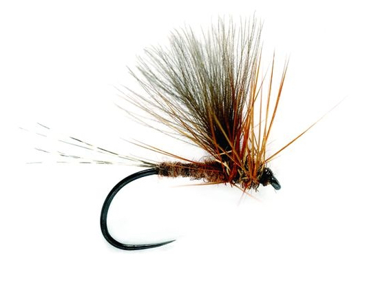 Fulling-Mill_Trockenfliege_CDC-March-Brown_Barbless Tying Example