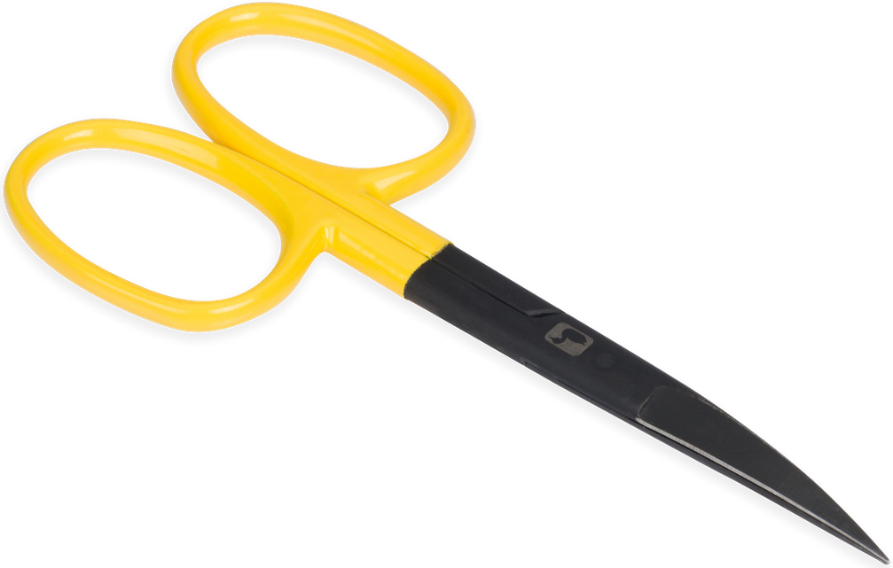 Loon Ergo Curved Hair Scissors Yellow 