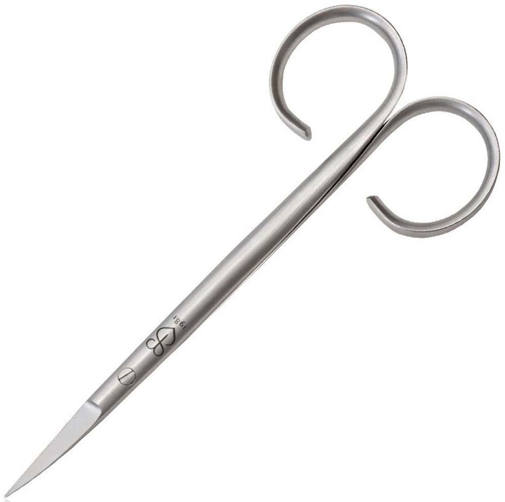Renomed stainless steel scissors medium curved - FS4 11cm, blade 2cm