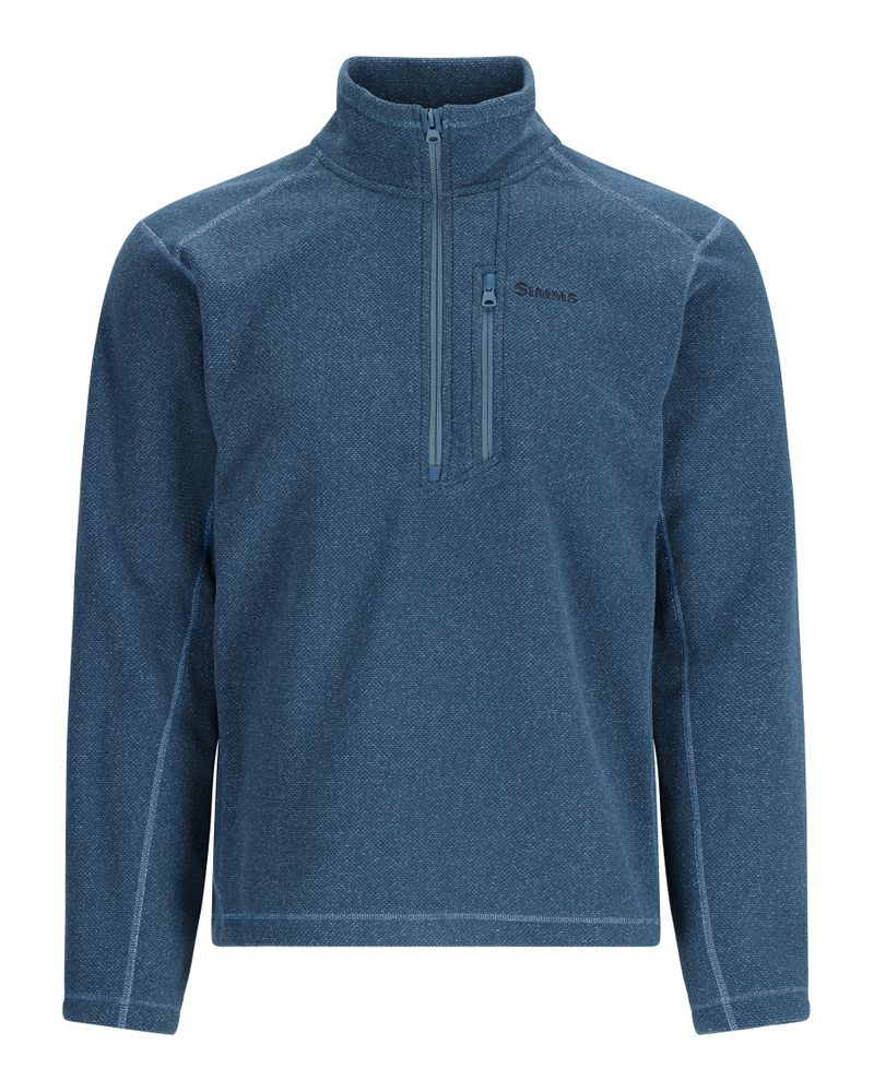 Simms Rivershed Half Zip Sweater neptune heather