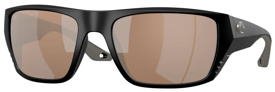P-28602_Costa_Polarisationsbrille_Finlet_matte_Black_Copper_Silver_Mirror_580G_ Costa Polarized Glasses Finlet Matte Black (Copper Silver Mirror 580G)
