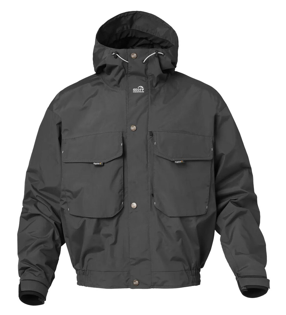 Geoff_Anderson_Raptor6_Watjacke_black_1 Geoff Anderson Raptor 6 Wading Jacket Black Special Edition