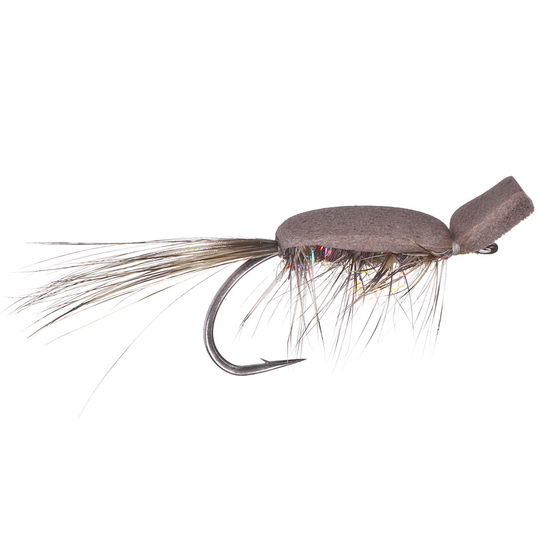 P-24811_adh-Meerforellenfliege_Grey_Gurgler_dryfly adh-fishing Sea Trout Fly - Gurgler Grey by Johannes Radtke