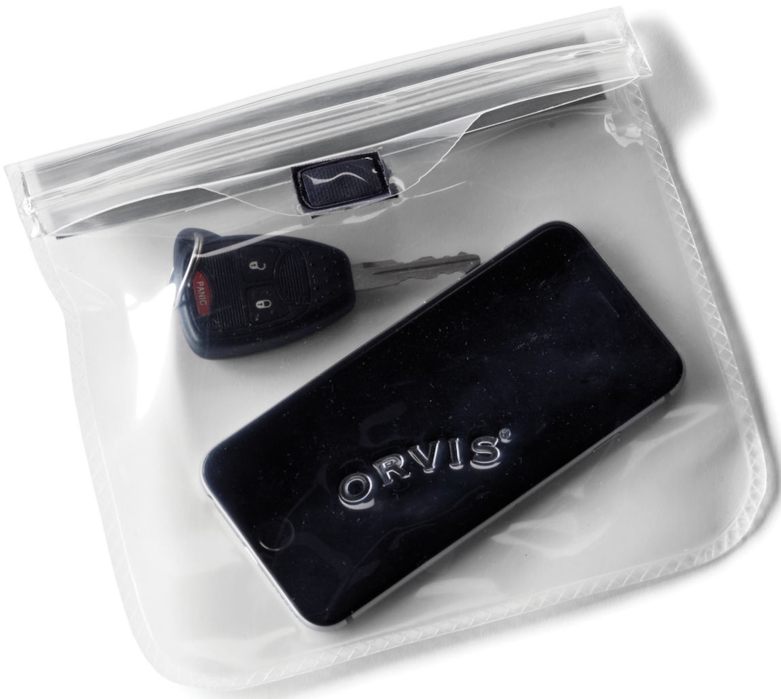Orvis Waterproof Pocket for Smartphone, key and documents
