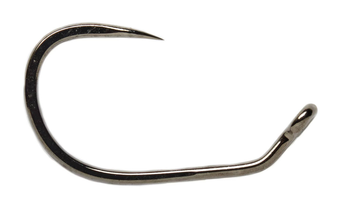 Fulling Mill Hook FM-5125 Jig Force Short Black Nickel 50pc Big Pack Barbless