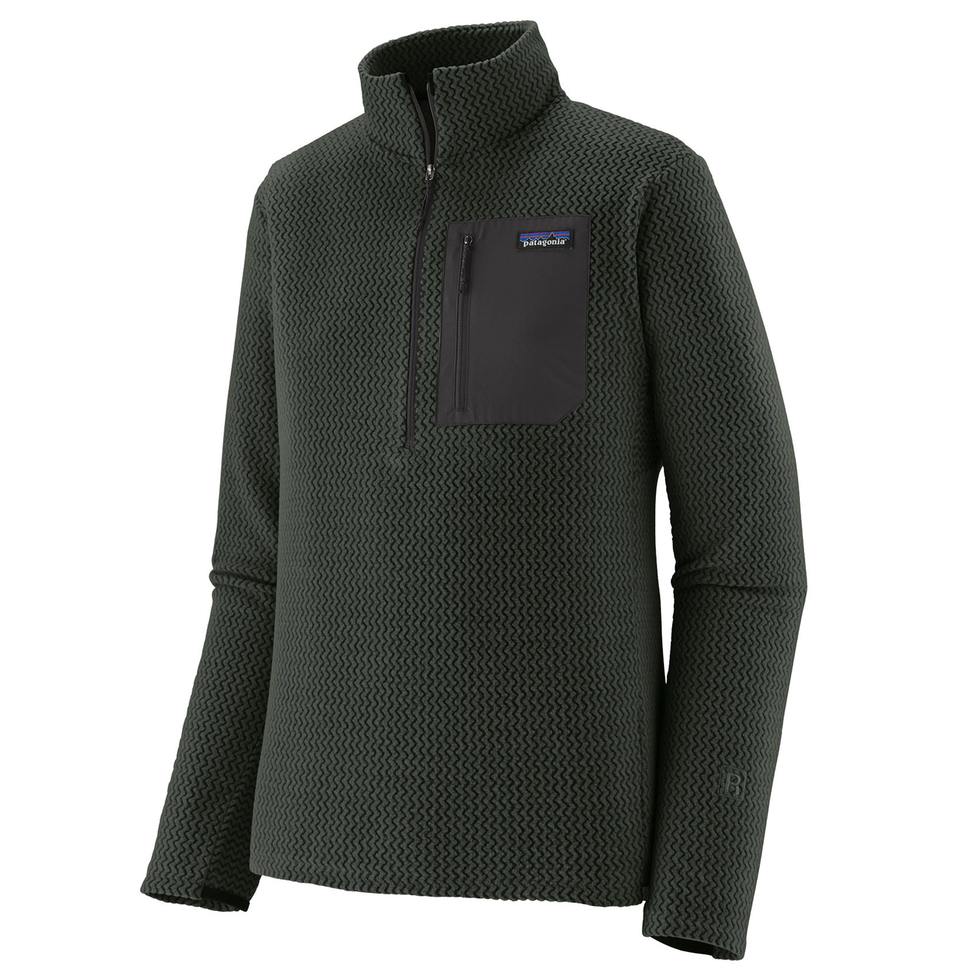Patagonia R1 Air Zip Neck OLGG - Old Growth Green