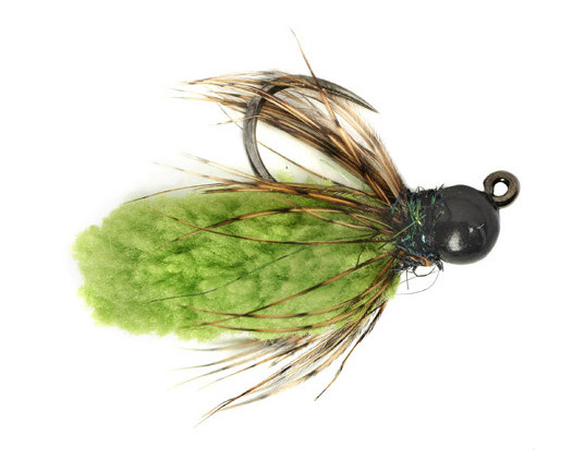 Fulling Mill Nymph - Mop Fly Chartreuse Barbless