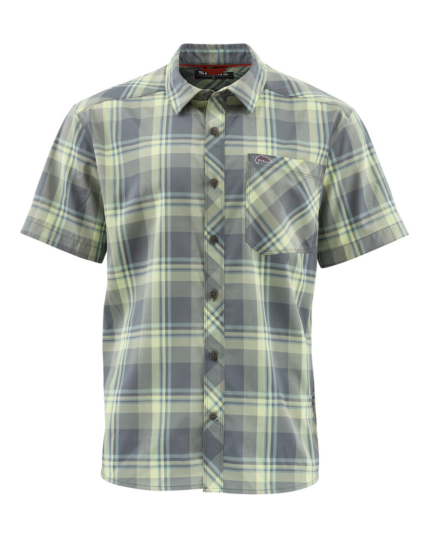 Simms Outpost SS Shirt storm plaid