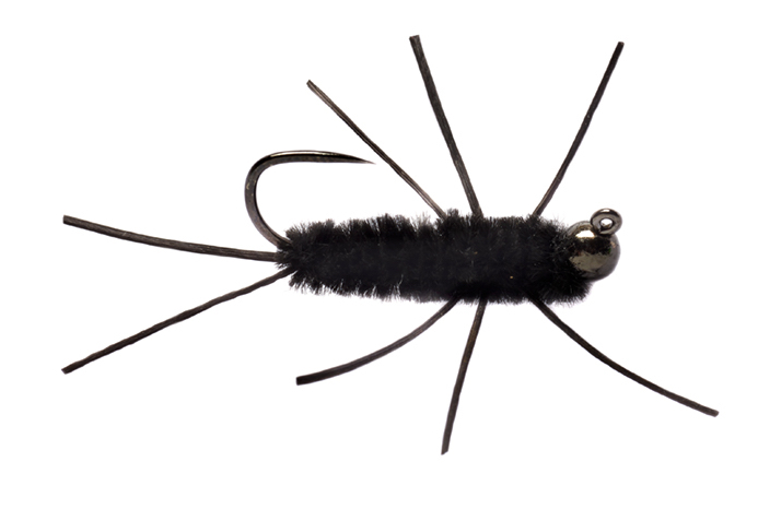 Fulling Mill Nymph - Pat's Black Jiggy Barbless