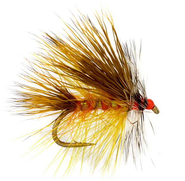 P-24215_Fulling_Mill_Jackies_Hot_Head-Yellow_International_Stimulator Fulling Mill Dry Fly - Jackie's Hot Head Yellow International Stimulator