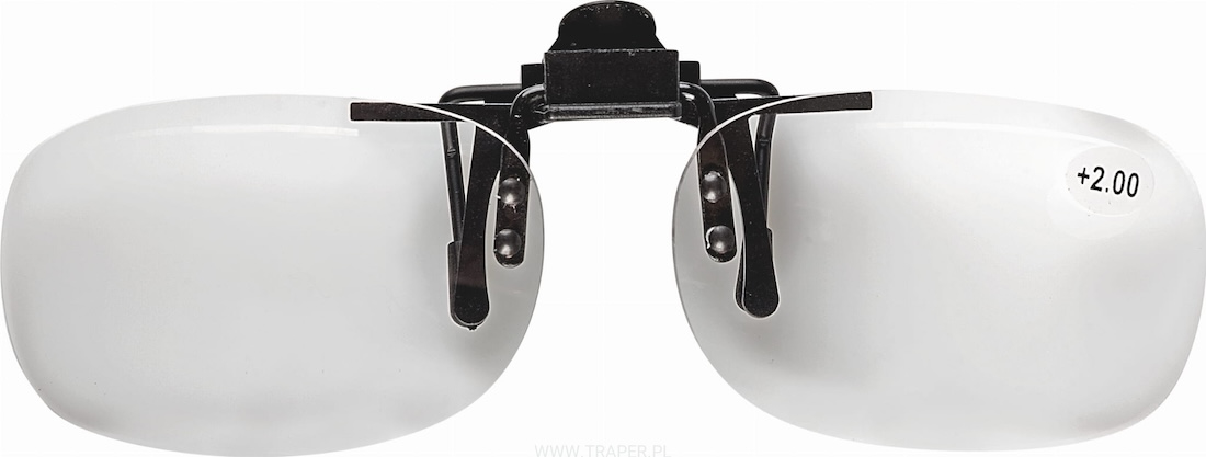 P-26607_Traper_Clip_On_Vergrosserungsbrille_ Traper Clip On Magnifier Magnification aid for attaching to polarized glasses