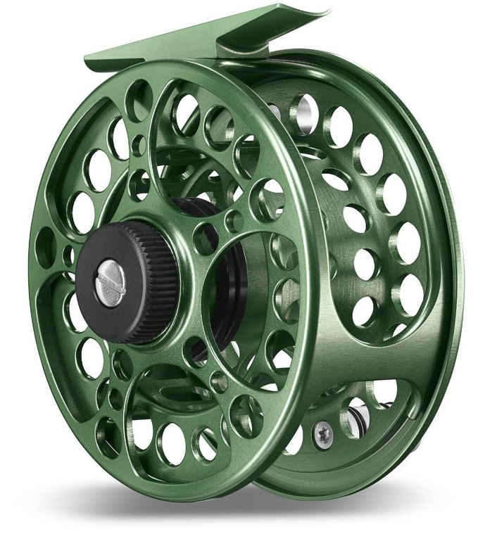 P-20601_Vosseler_Fliegenrolle_DC2_Grun_BAck