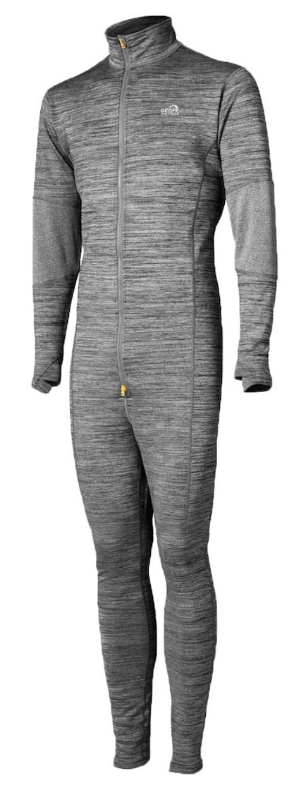 Geoff Anderson WizWool 210 Overall Thermo Longsleeve Bibfleece dark grey