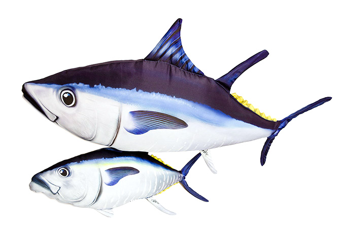 stofffische-thunfische Thunfisch groß und klein