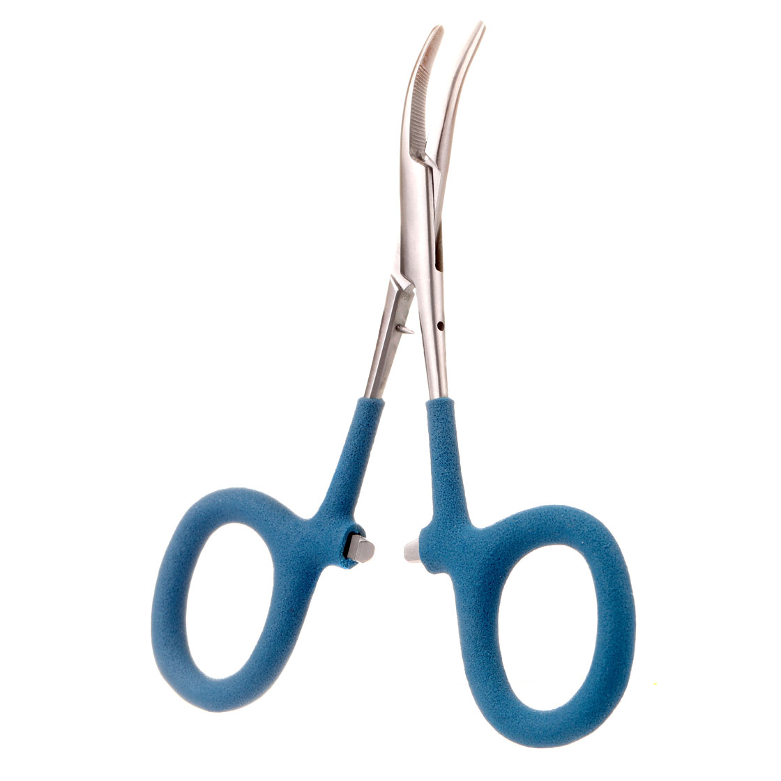 Alfa Comfort Grip Pliers Curved teal blue