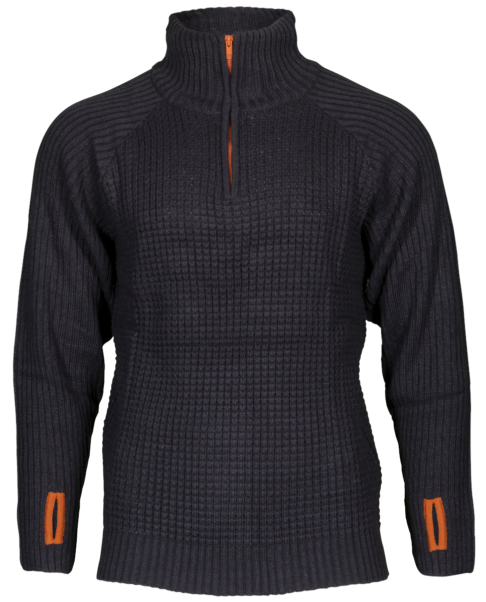 Bratens 100% Norway Villmark Sweater charcoal grey