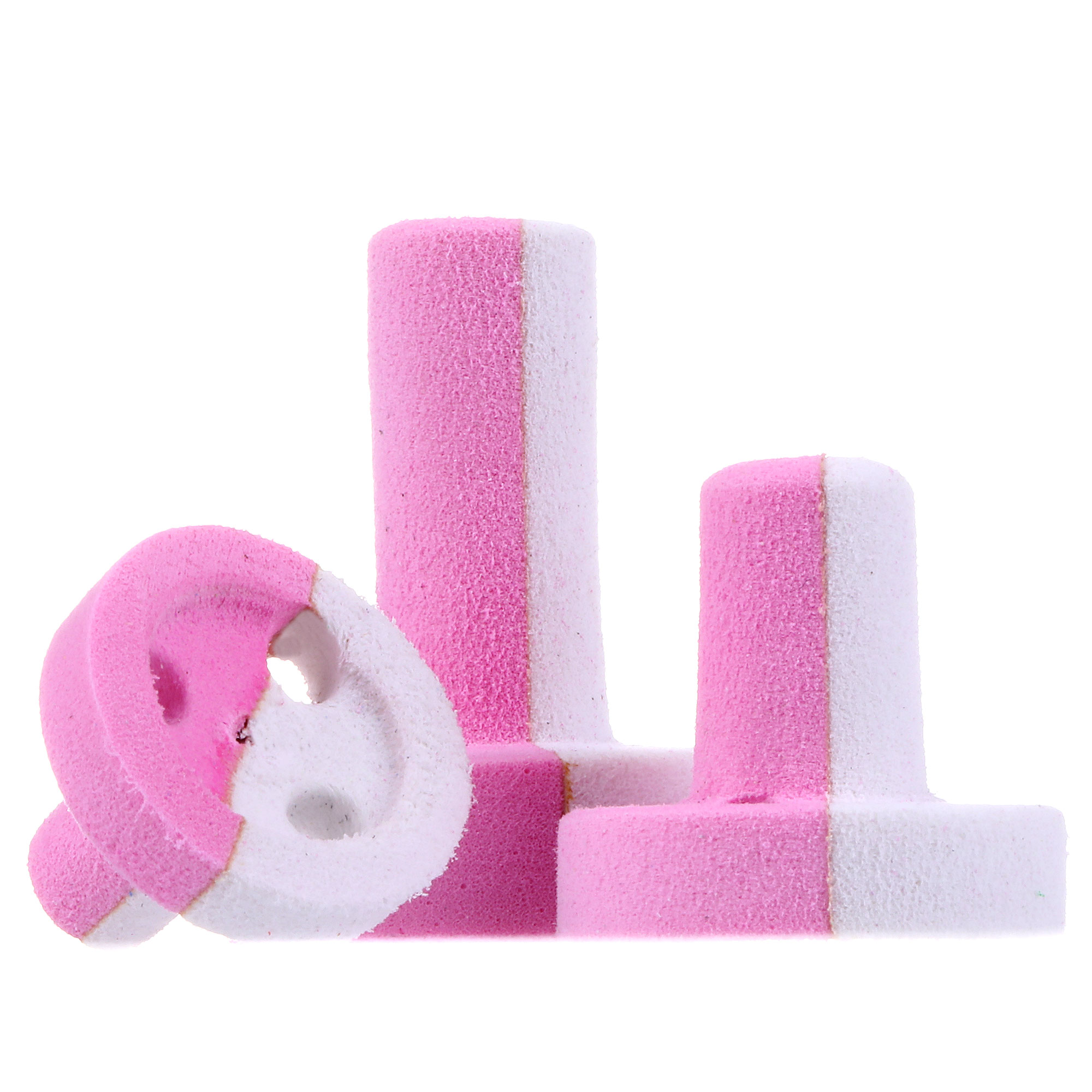 Hareline Foam Offshore Popper Heads Pink & White Hareline Foam Offshore Popper Heads Pink & White