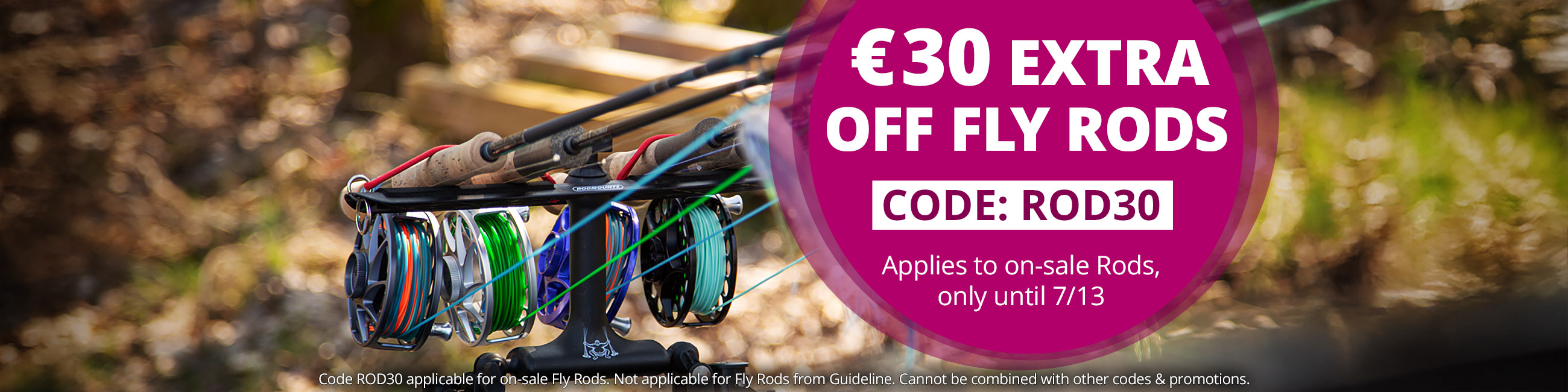 €30 Extra off Fly Rods with Code ROD30
