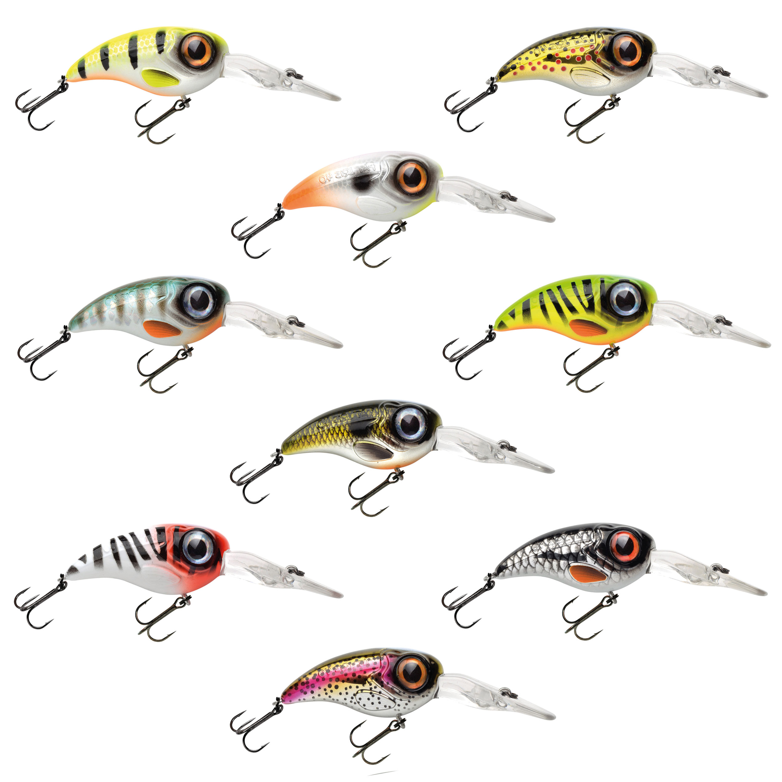Gamakatsu Spro Crankbait Fat Iris Hardlure 4 cm 6,2 g Deep Runner Slow Floating