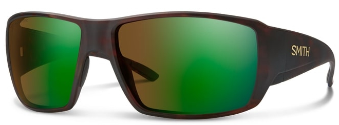 Smith Optics Guide's Choice Matte Tortoise Polarchromic Brown Green Mirror