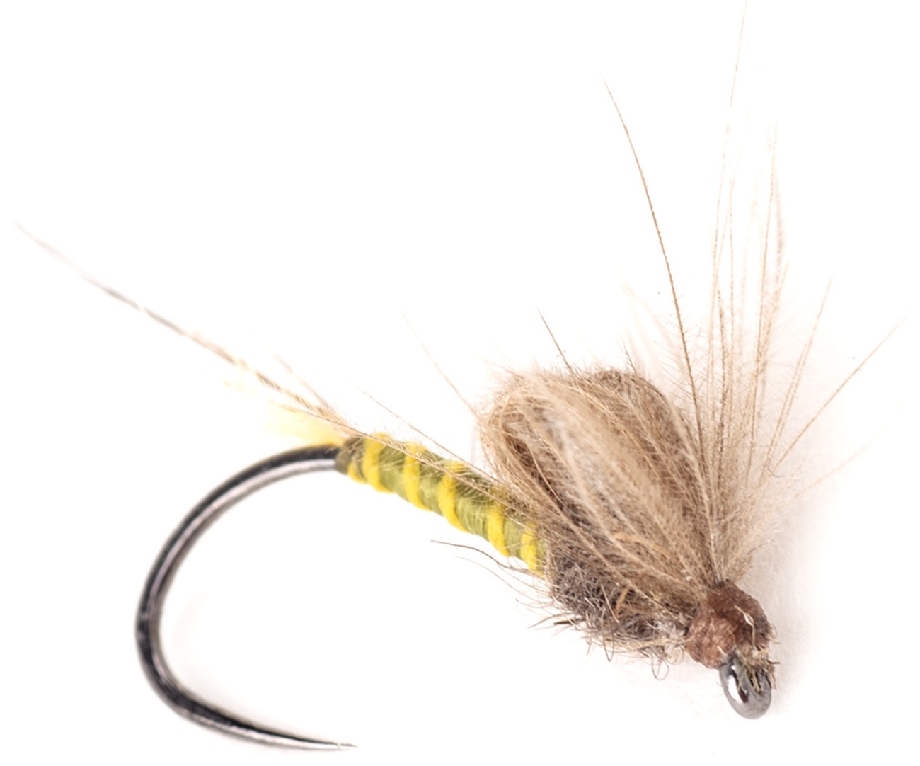 Guideline Dry Fly Bubble Emerger Olive Barbless