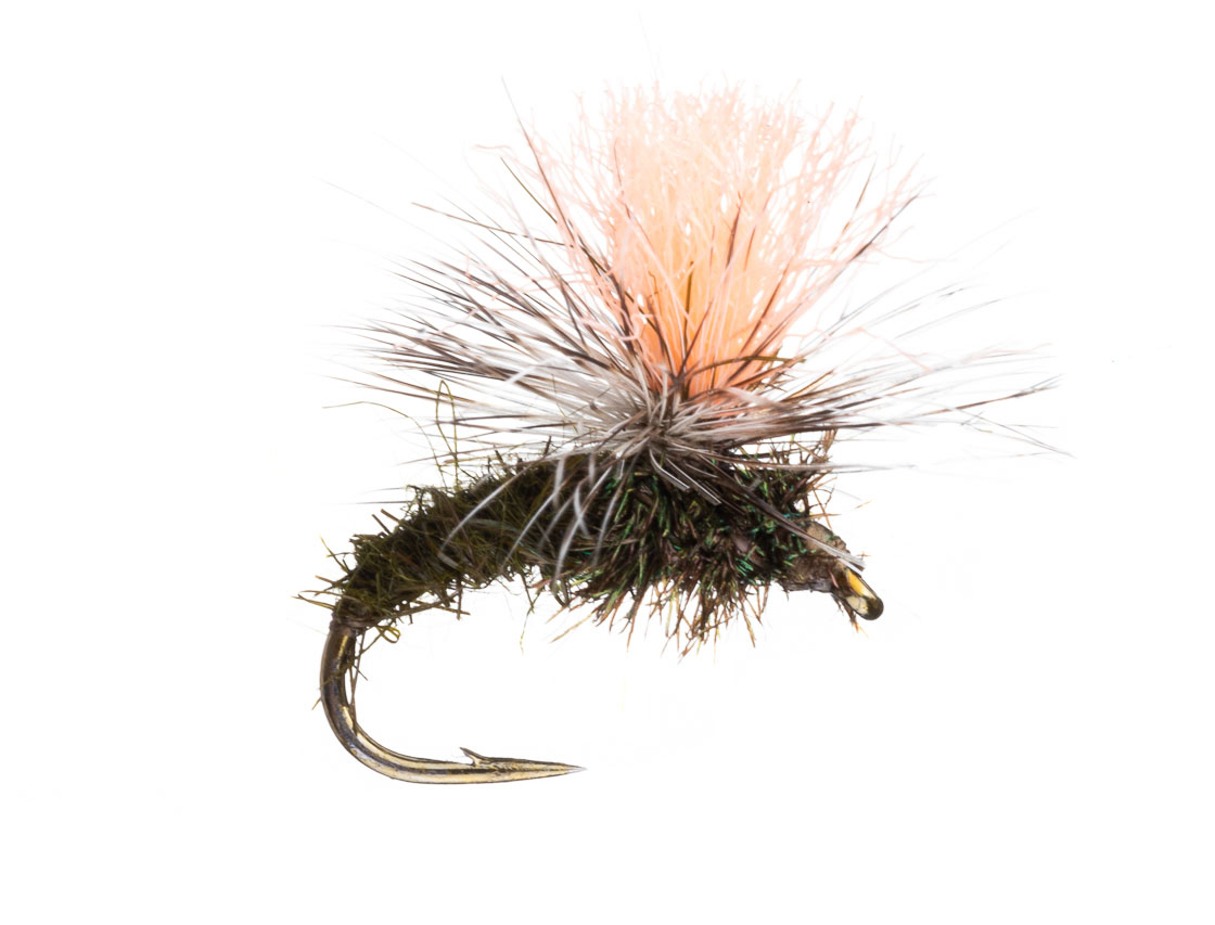 Catchy Flies Dry Fly - CF42 Klinkhammer olive