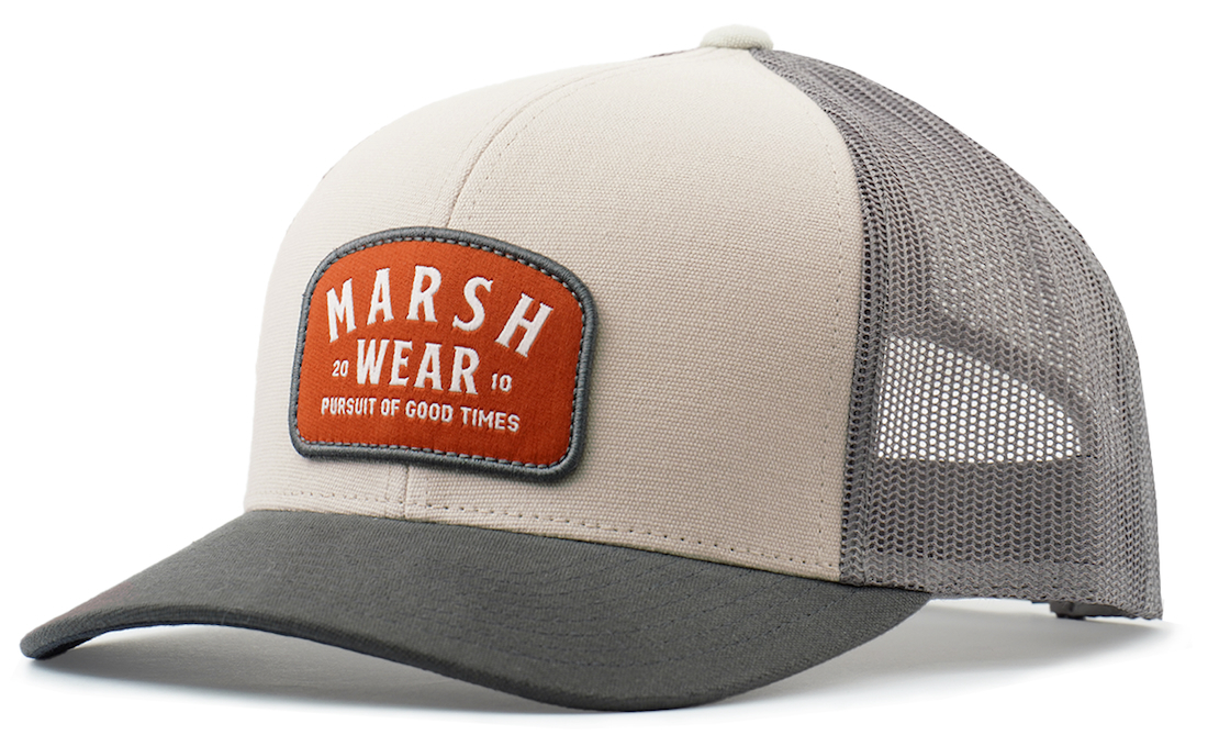 P-29393_Marsh_Wear_Alton_Kappe_Natural_ Marsh Wear Alton Trucker Cap Natural