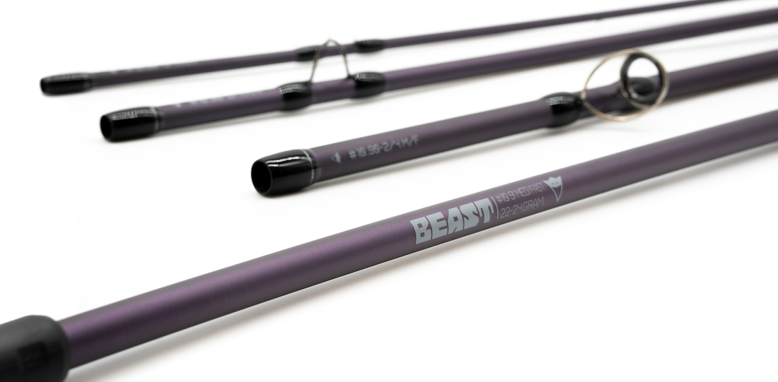 ArcticSilver BEAST single-handed fly rod blank Medium-Fast-Action 4pc