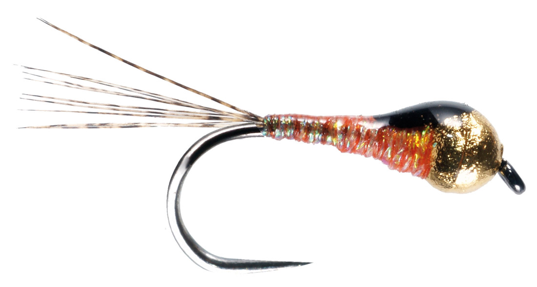 soldarini_competition_nymph_barbless_Orange_Carrot Bindebeispiel