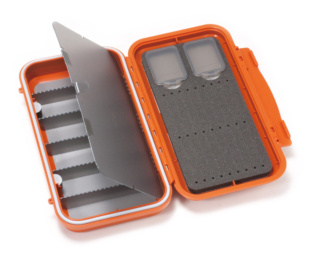 C&F Design CF-3406H Waterproof Fly Box for Tube Flies burnt orange