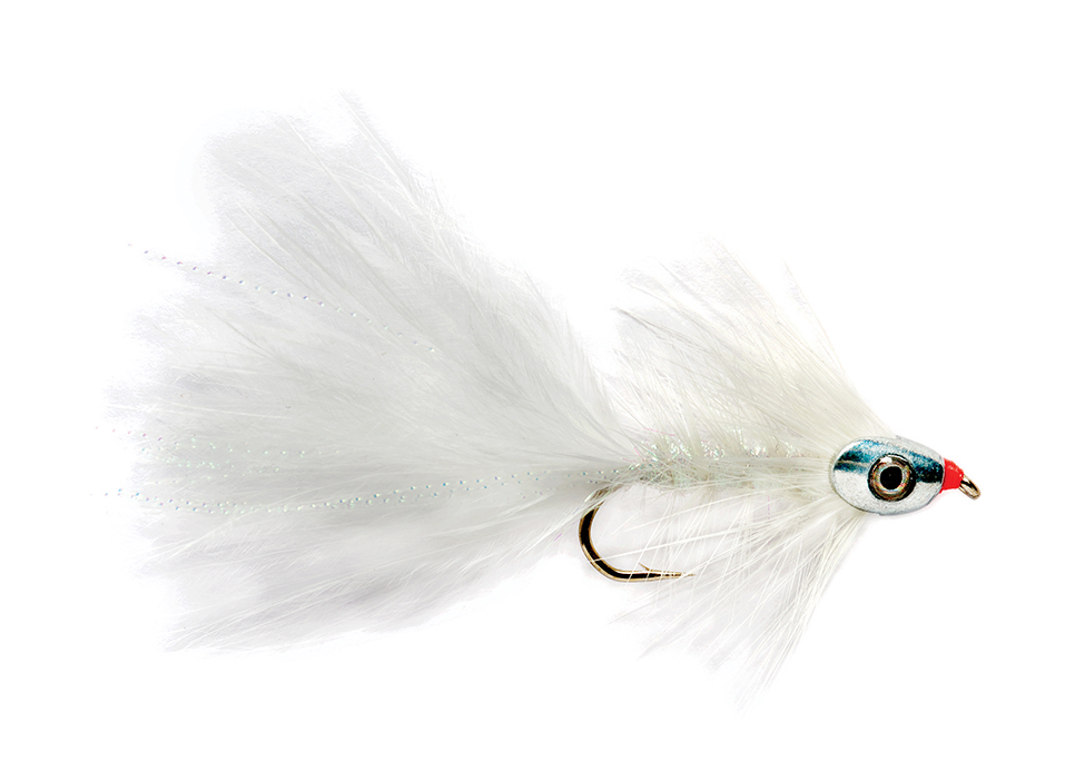 Fulling Mill Streamer - Wooly Bugger white