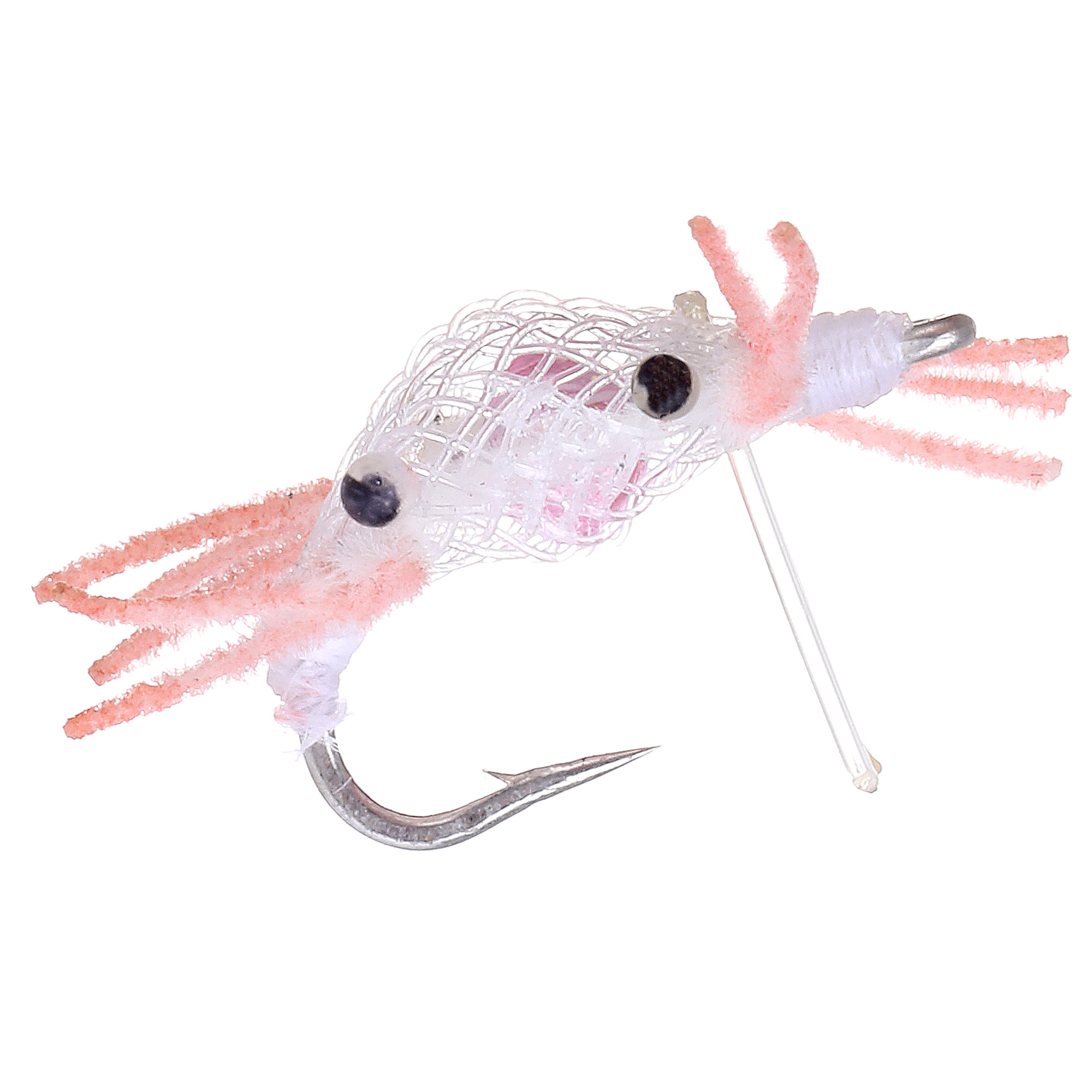 Superflies Alphlexo Crab Mini Clear Salmon Legs Pink Hotspot