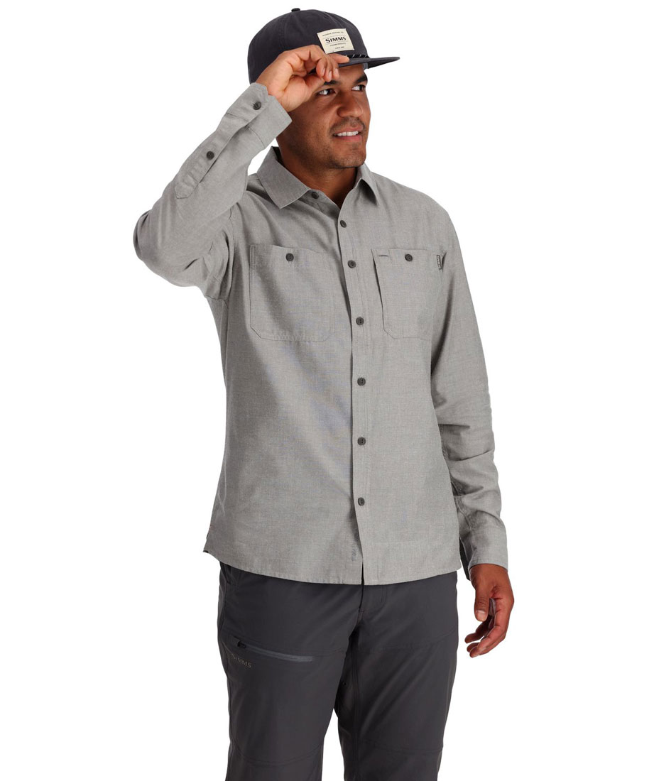 Simms_Cutbank_Chambray_Shirt_Hemd_sky_chambray_2 Beispielbild (andere Farbe)