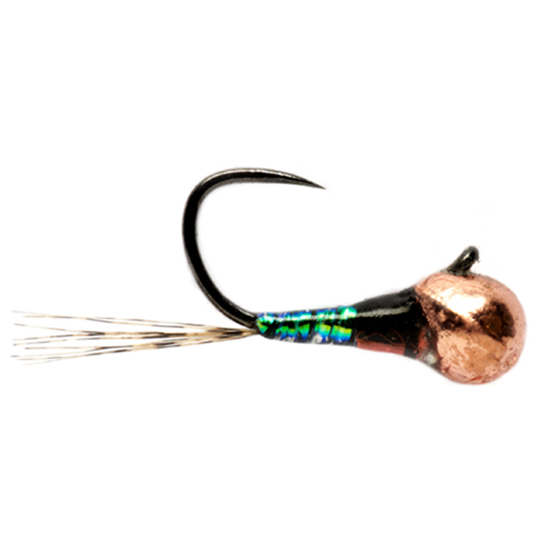 P-24195_Fulling_Mill_Nymphe_Croston-s_FMJ_Micro_Perdigon_Olive_Widow_Barbless Fulling Mill Nymph - Croston's FMJ Micro Perdigon Olive Widow Barbless