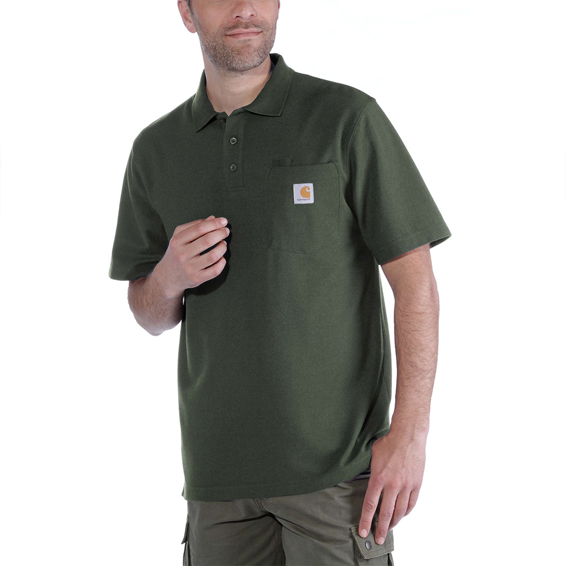 Carhartt_Pocket_Polo_Shirt_Loose_Fit_moss_1 Carhartt Pocket Polo Shirt Loose Fit moss