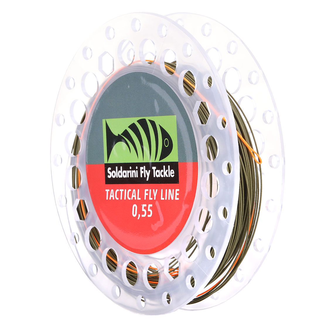 P-19497_soldarini_tactical-nymph-fly-line_fliegenschnur_olive_orange
