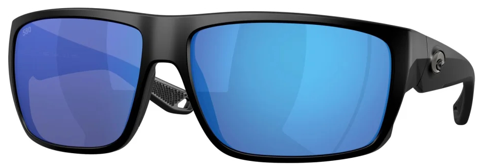 Costa Polarized Glasses Fly Line Matte Black (Blue Mirror 580G)