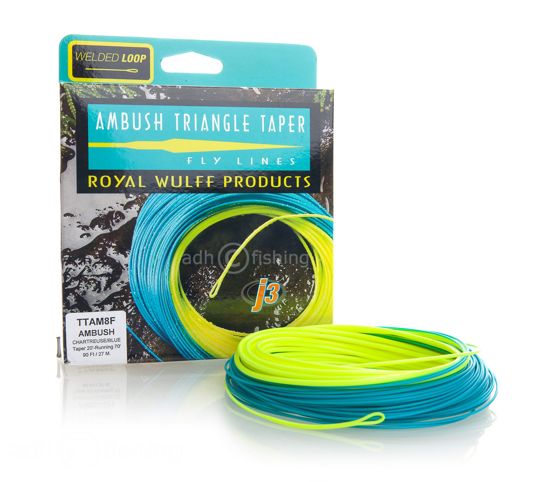 Lee Wulff Ambush Triangle Taper J3 Fly Line Float / Intermediate, Clear Head