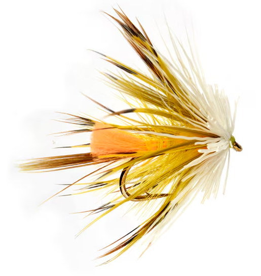 Fulling Mill Jackie Yellow Mayfly Muddler #10 