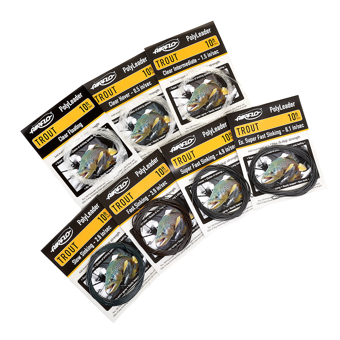 Airflo Trout Polyleader Set 10ft
