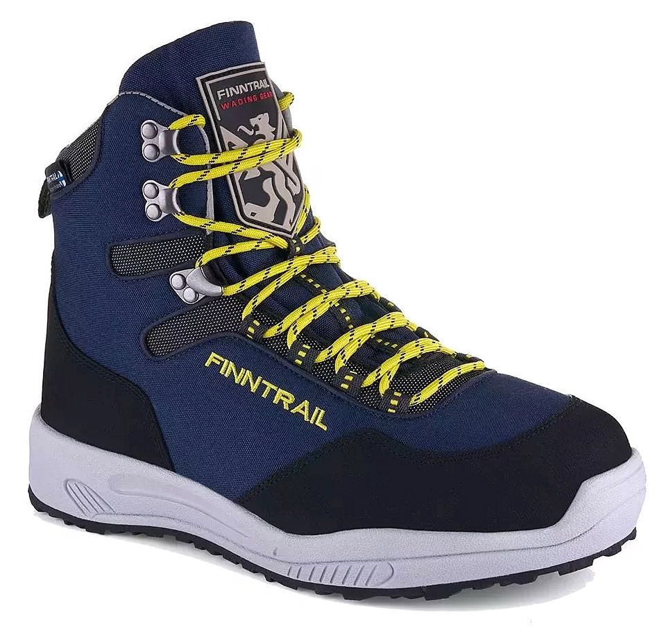 Finntrail Sportman Blue Wading Boot - Rubber Sole Finntrail Sportman Blue Wading Boot - Rubber Sole